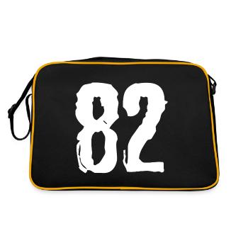 82 number jersey - Retro Bag - black/gold - Back