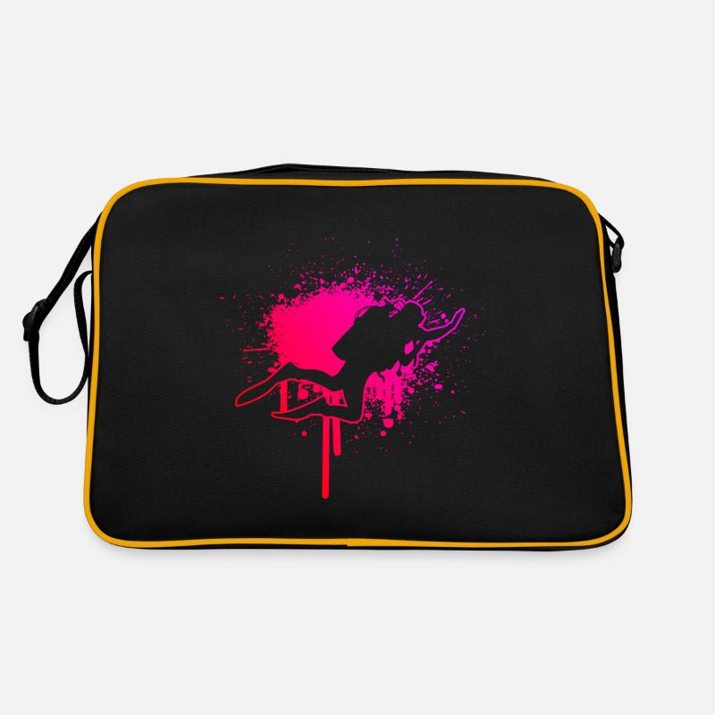 Plongée sous-marine Plongée Plongeuse Dames Plongée Libre - Sac Retro - noir/or