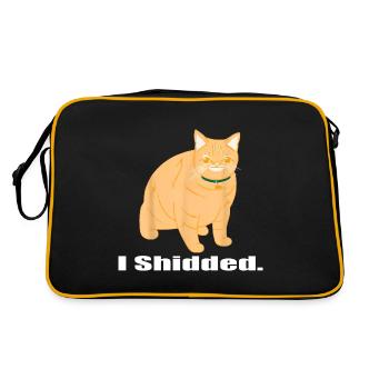 J’ai évité drôle d’amoureux des chats - Sac Retro - noir/or - Dos