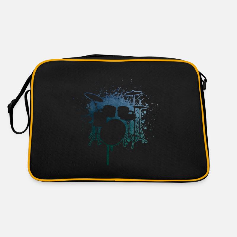 Drum Kit Drums Drummer Drumming Sac Retro