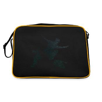 Course libre hommes Parkour féminin Parcours - Sac Retro - noir/or - Dos