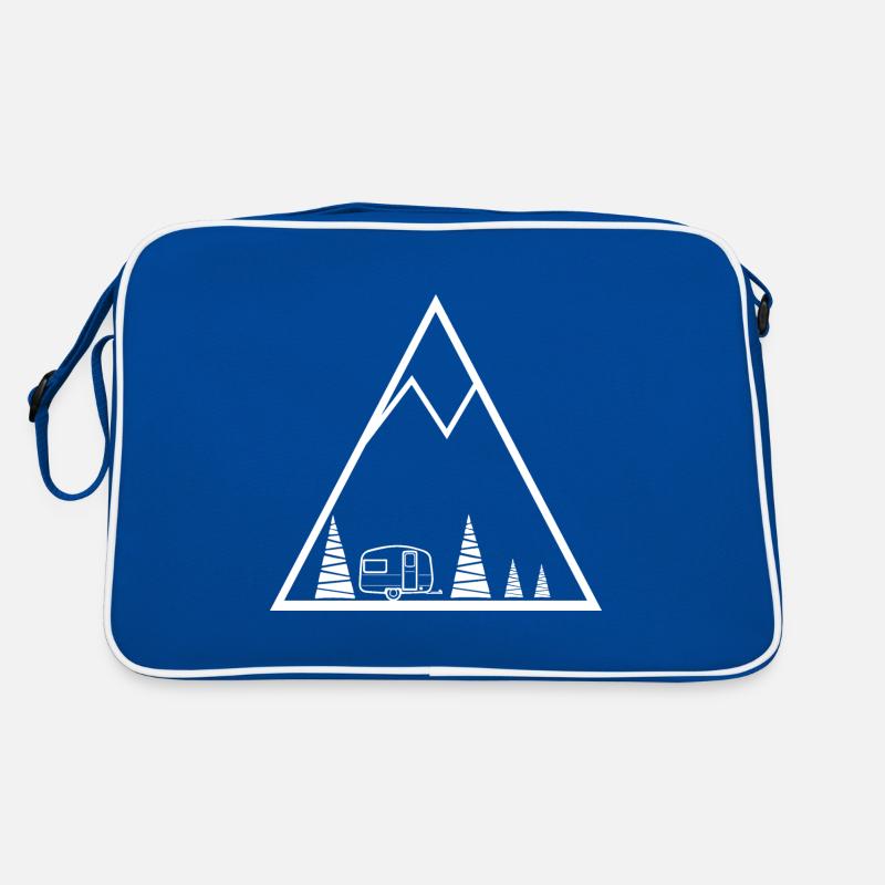 Dreieck - Camping Wohnwagen - Retro Tasche