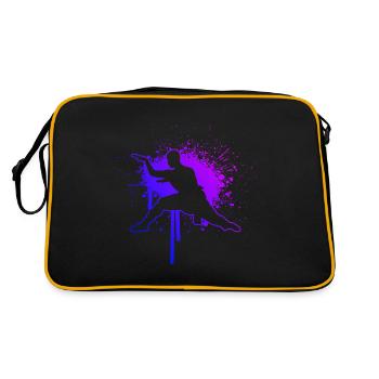 Wushu Men's Martial Arts Kung Fu Kungfu - Retro Bag - black/gold - Back