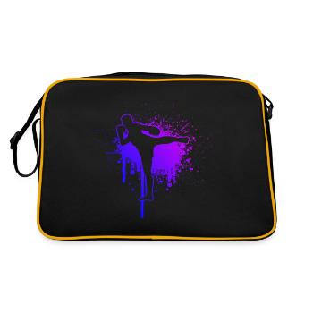 Boxe Thaï Boxe Thaï Muay Thaï Boxe Femmes - Sac Retro - noir/or - Dos