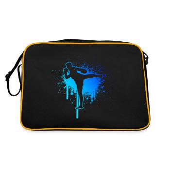 Thai Boxing Women Men Thaiboxing Thai Box - Retro Bag - black/gold - Back