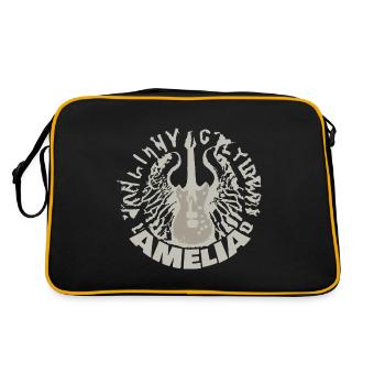 Cadeau pour Amelia - Sac Retro - noir/or - Dos