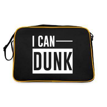 Je peux dunker 4 - Sac Retro - noir/or - Dos