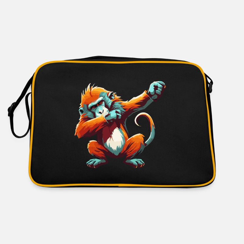 Gift for baboon lover Retro Bag
