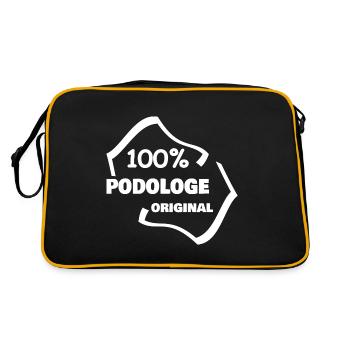 Profession Podologue - Sac Retro - noir/or - Dos