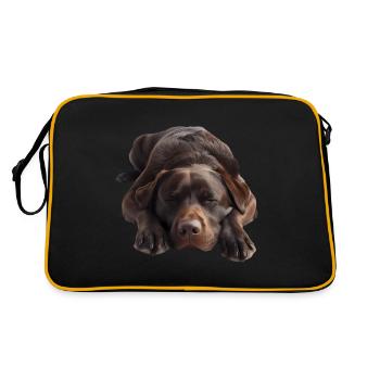 Labrador - Retro Bag - black/gold - Back