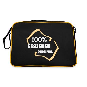 Educator as a profession - Retro Bag - black/gold - Back