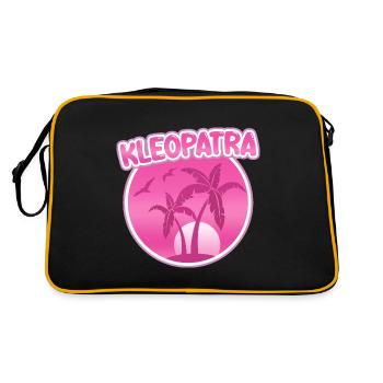 Cleopatra as a holiday - Retro Bag - black/gold - Back