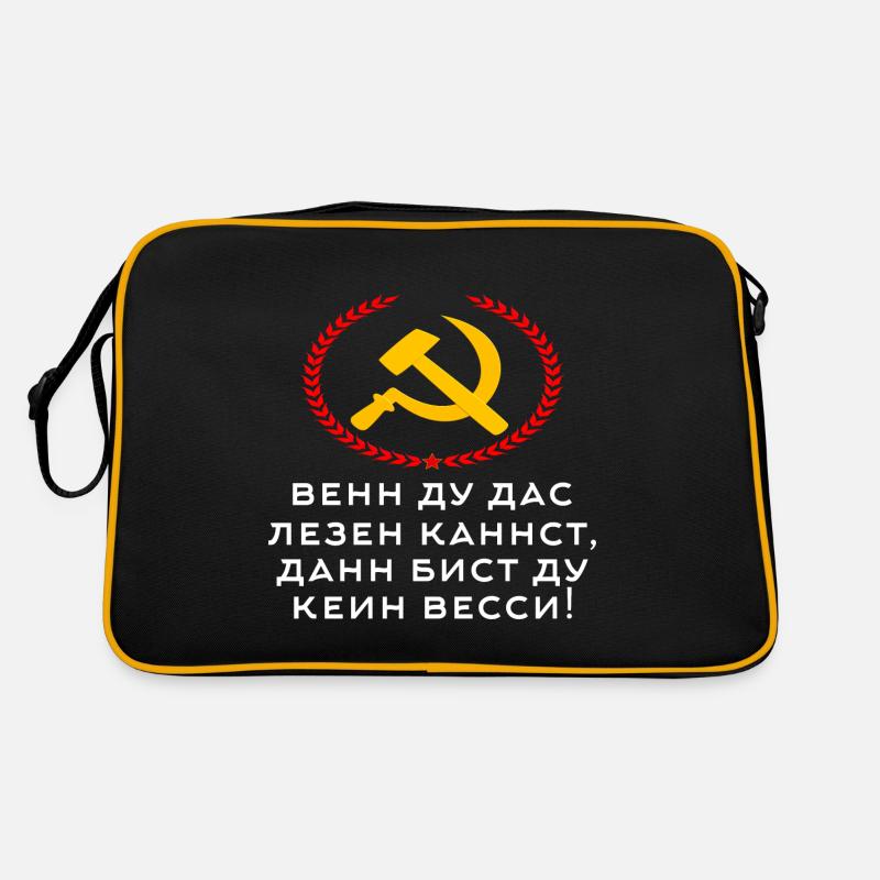 Wenn du das lesen kannst, dann bist du kein Wessi! Retro Tasche
