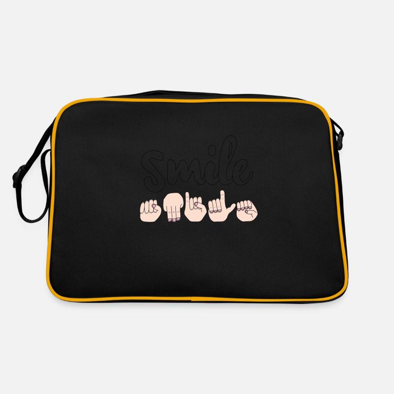 Sprachen 13 Retro Tasche