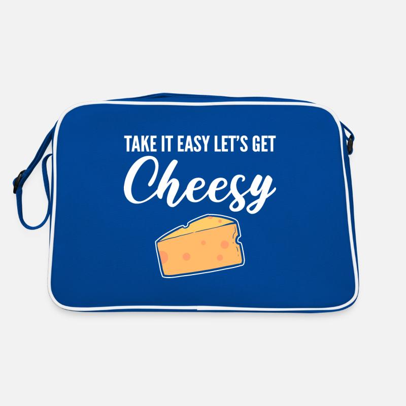 Let's Get Cheesy In a Relationship Gesc Retro Bag