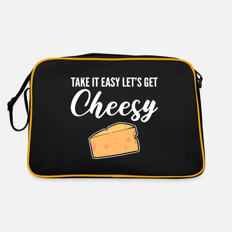 Let's Get Cheesy In a Relationship Gesc Retro Bag
