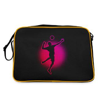 Women's Fistball Players Men's Fistball Fistball Fistballs - Retro Bag - black/gold - Back