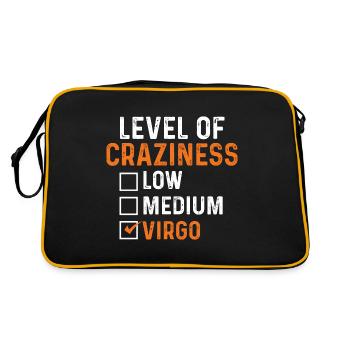 Craziness Cheerful Gift - Retro Bag - black/gold - Back