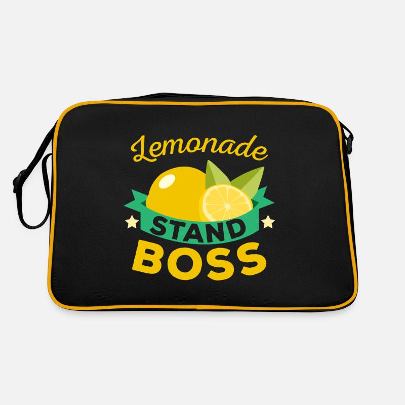 Lemonade Stand Boss Lemon Lover Fruit Drink Retro Bag