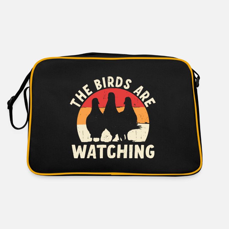 Les oiseaux observent Sac Retro