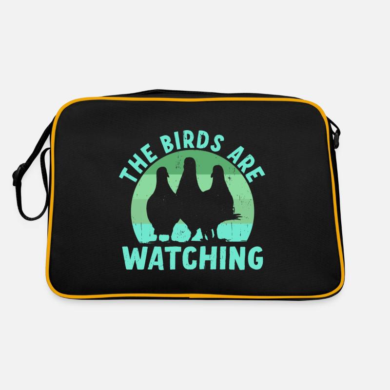 Les oiseaux observent Sac Retro