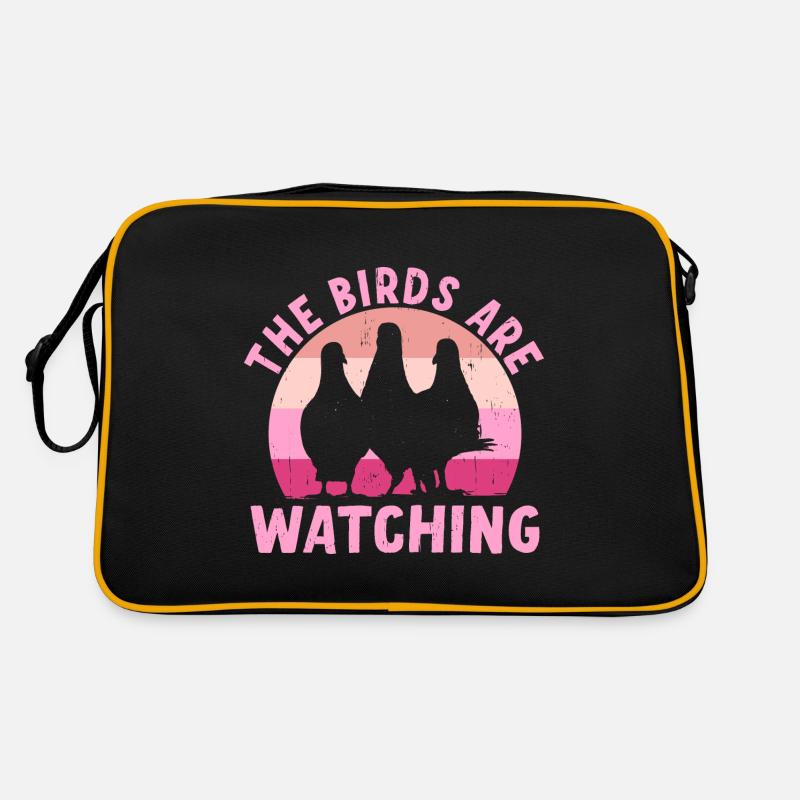 Les oiseaux observent Sac Retro