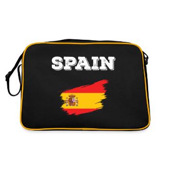 Espagne Drapeau Espagnol Drapeau Espagnol Espagne - Sac Retro - noir/or - Dos