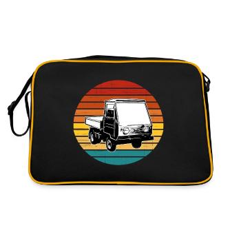 Multicar M25 Multicar Nouveaux camions Multricar - Sac Retro - noir/or - Dos