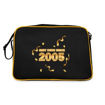 Année : 2005 - Sac Retro - noir/or - Dos