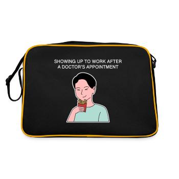 Conception de travail pour les jeunes fiers Pinoys - Sac Retro - noir/or - Dos