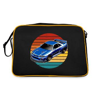 Jdm / Tuning / Turbocharger / Rims / Chiptuning - Retro Bag - black/gold - Back