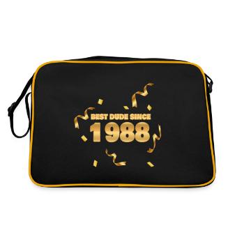 1988 - Sac Retro - noir/or - Dos