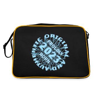Année 2023 - Sac Retro - noir/or - Dos