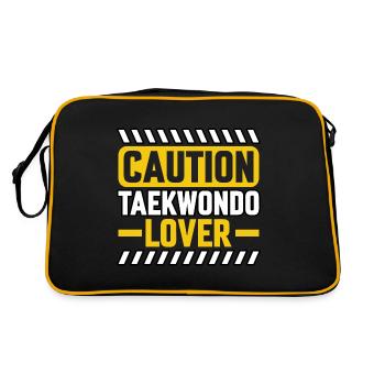 Attention aux amateurs de taekwondo - Sac Retro - noir/or - Dos