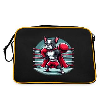Boxe canine - Sac Retro - noir/or - Dos