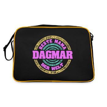 Mère Dagmar - Sac Retro - noir/or - Dos