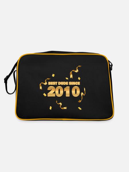 Millésime 2010 - Sac Retro - noir/or - Dos