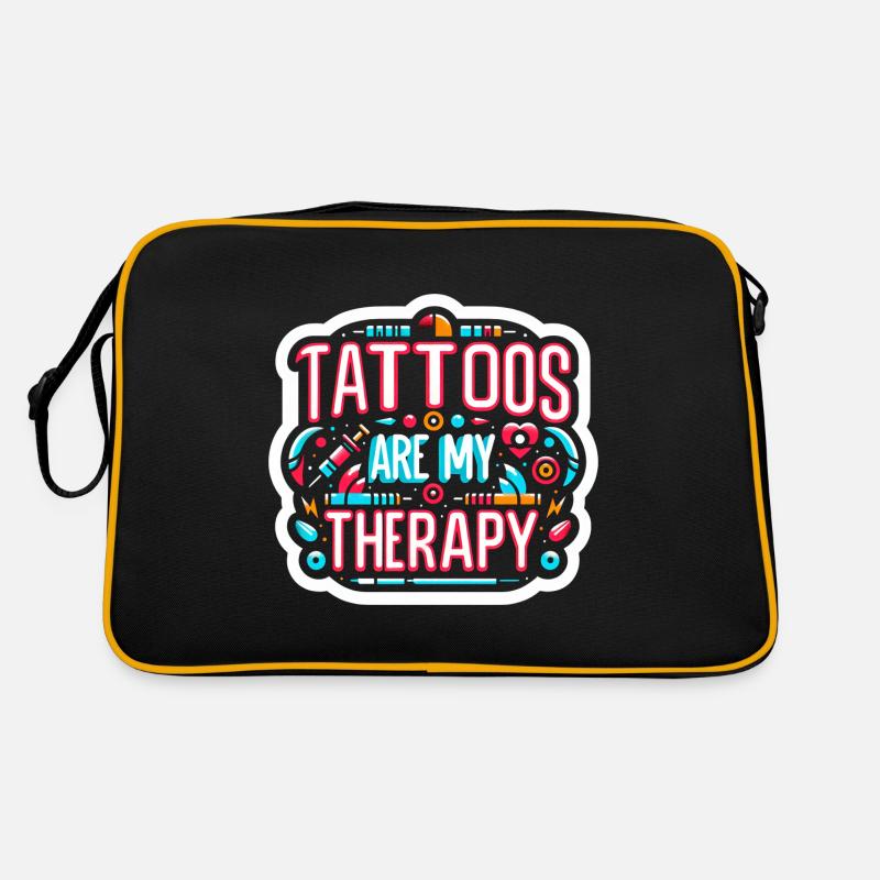 Tattoos Are My Therapy 10 Retro Tasche