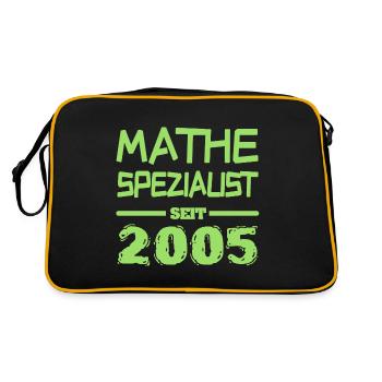 Math 2005 - Retro Bag - black/gold - Back