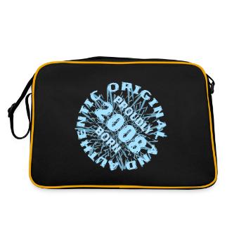 Year 2008 - Retro Bag - black/gold - Back
