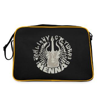 Cadeau pour le henné - Sac Retro - noir/or - Dos