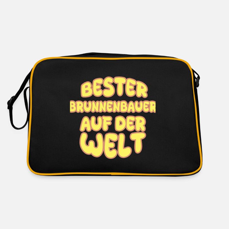 Berufung Brunnenbauer Retro Tasche