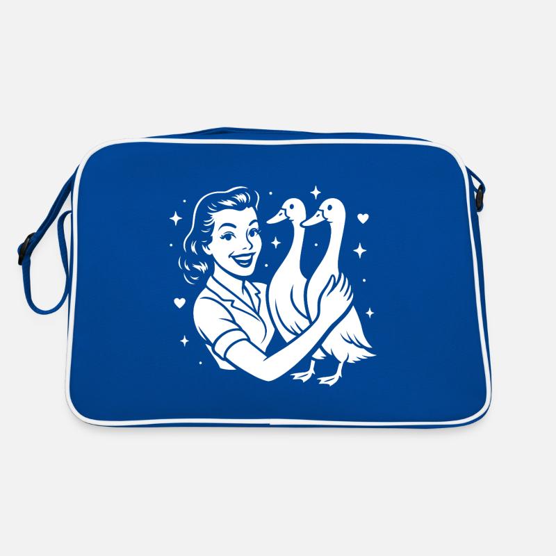 Runner Duck Breeding Runner Duck Mama Retro Bag