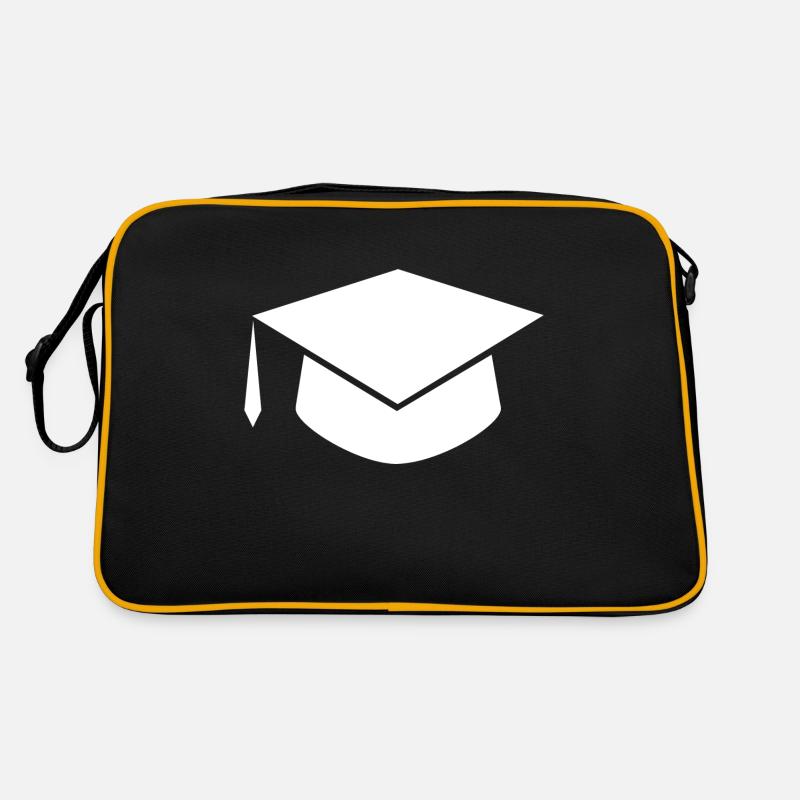 Doktorhut Bachelor Master Abi Abitur Abschluss Hut Retro Tasche