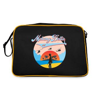 Delta du Mékong - Sac Retro - noir/or - Dos