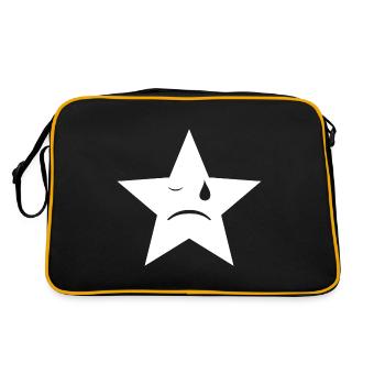 Graphique Sad Star - Sac Retro - noir/or - Dos