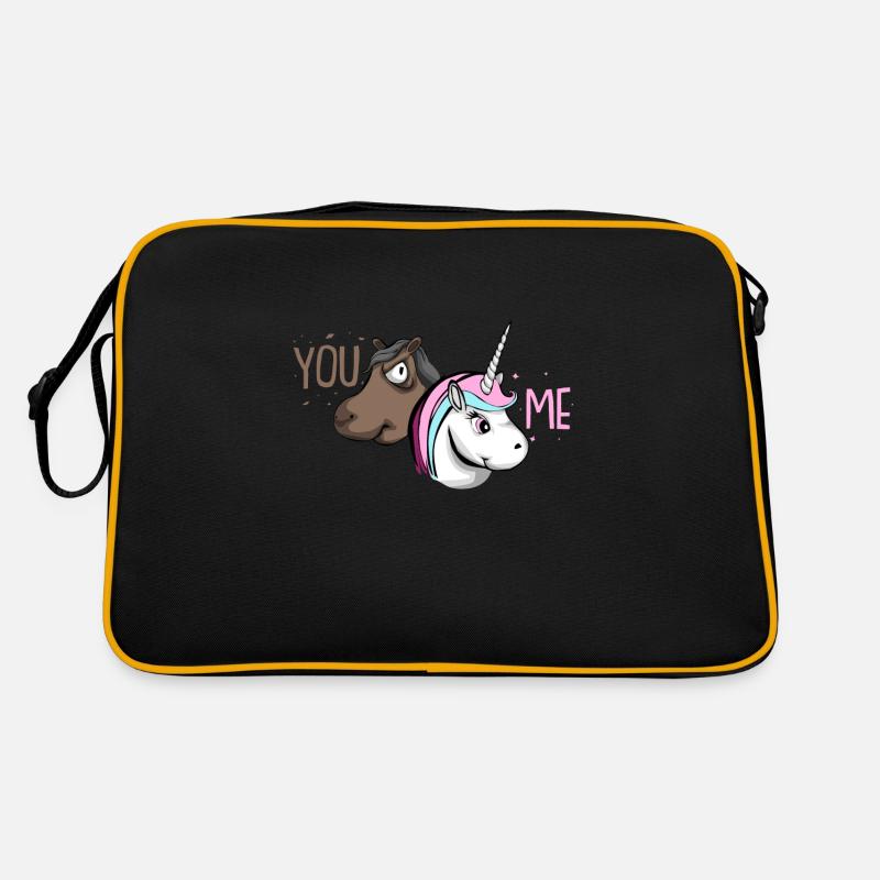 Süßes Einhorn Pferde Glitzer Mädchen Baby Geschenk Retro Tasche