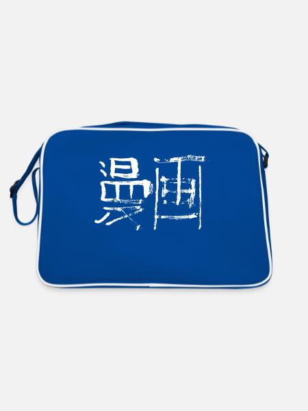 Manga (Japanese) - Retro Bag - blue/white - Back