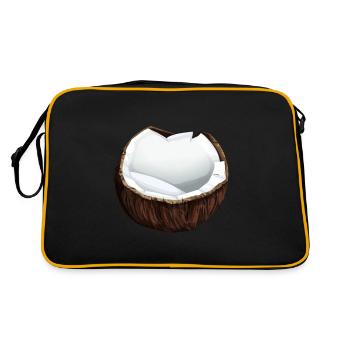 Noix de coco noix de coco fruits de noix de coco - Sac Retro - noir/or - Dos
