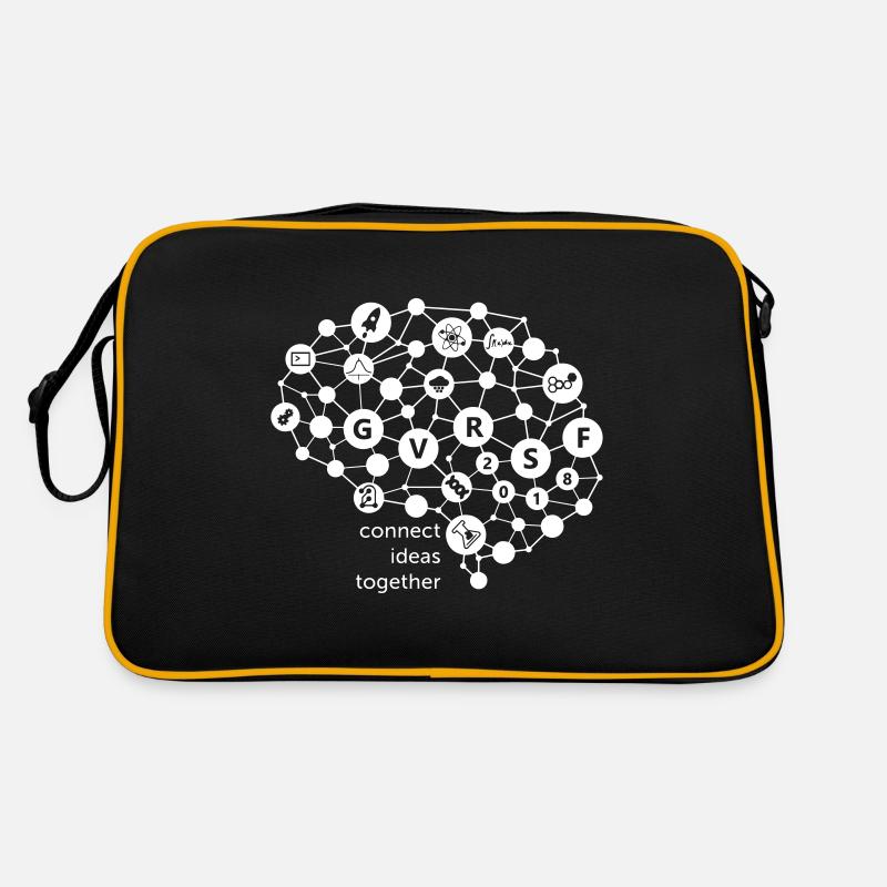 Smart Science - Retro Tasche - Schwarz/Gold
